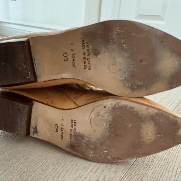 Vintage LJ Simone Montery leather boots size 10 - Picture 9 of 12